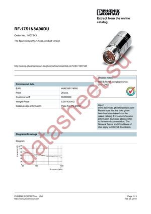 1607343 datasheet  